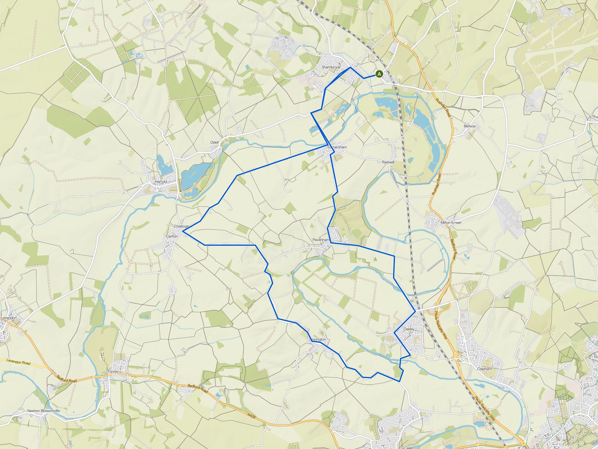 The best cycling routes around Sharnbrook | Komoot